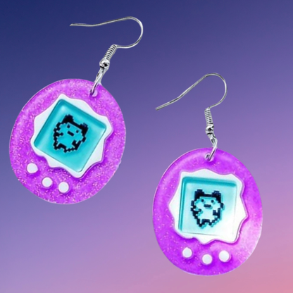 Tamagatchi Earrings