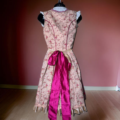 Pink Floral Dirndl Dress Katja