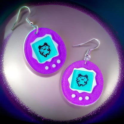 Tamagatchi Earrings