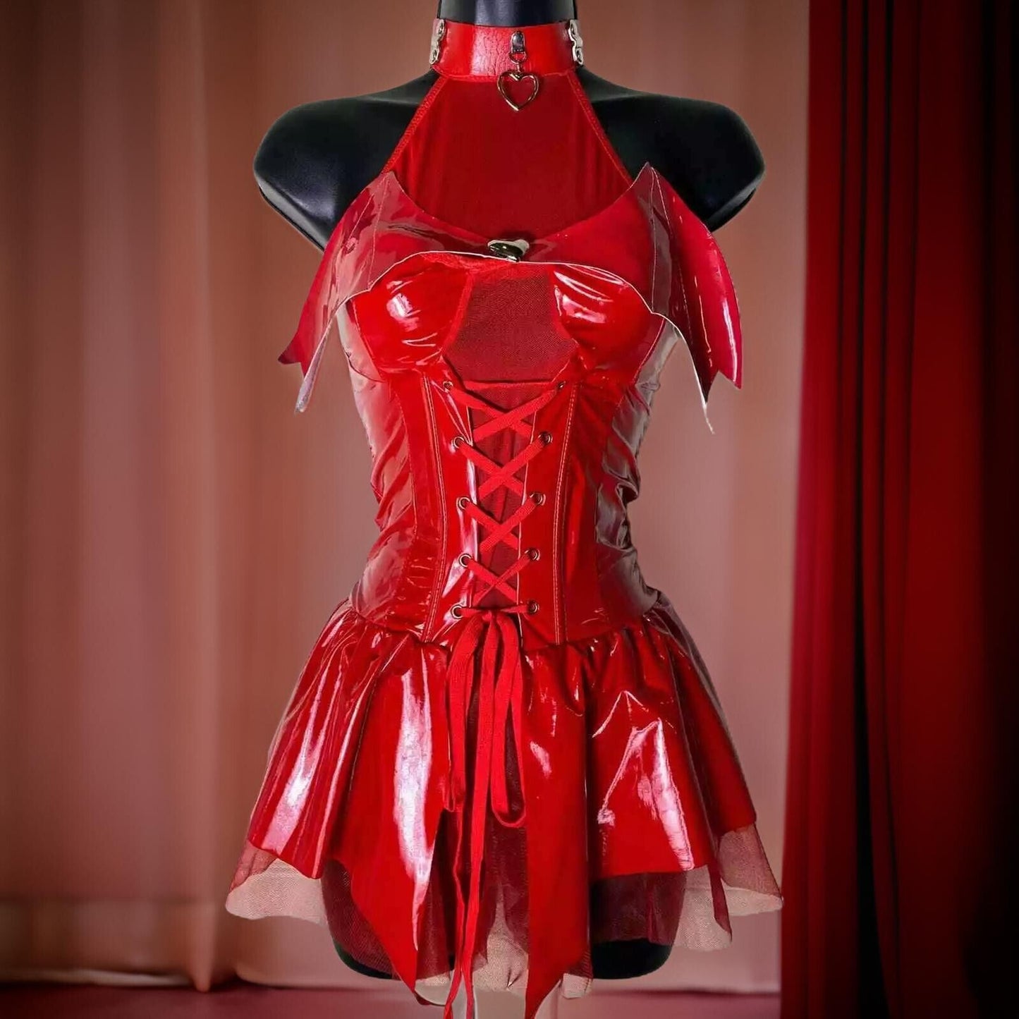 Scarlet Sizzle Vegan Red Devil Costume