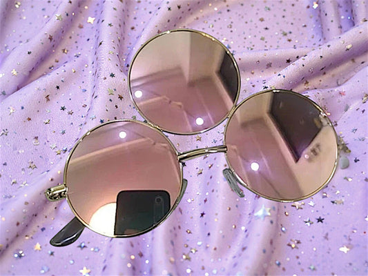 Eclipse Trio Third Eye Sunglasses - Cosmic Cotton Candy