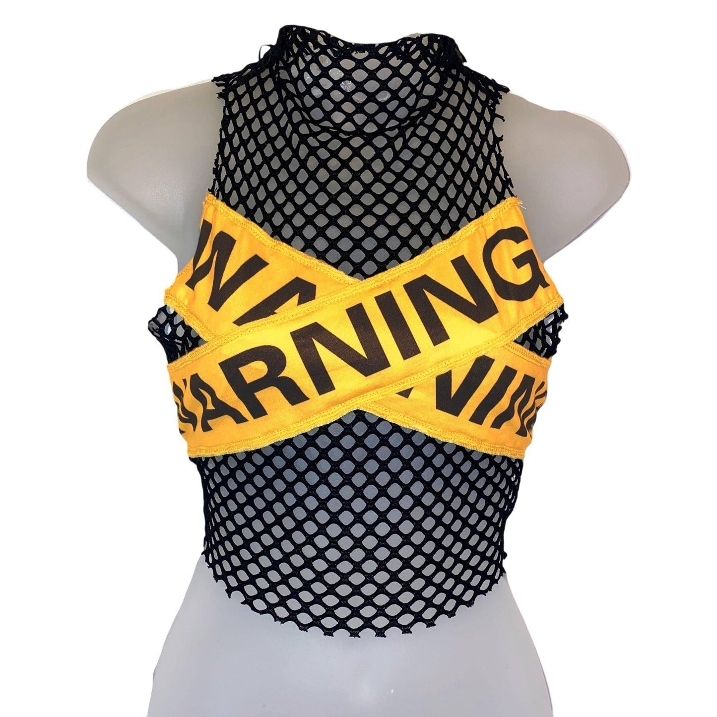 Warning Mesh Crop
