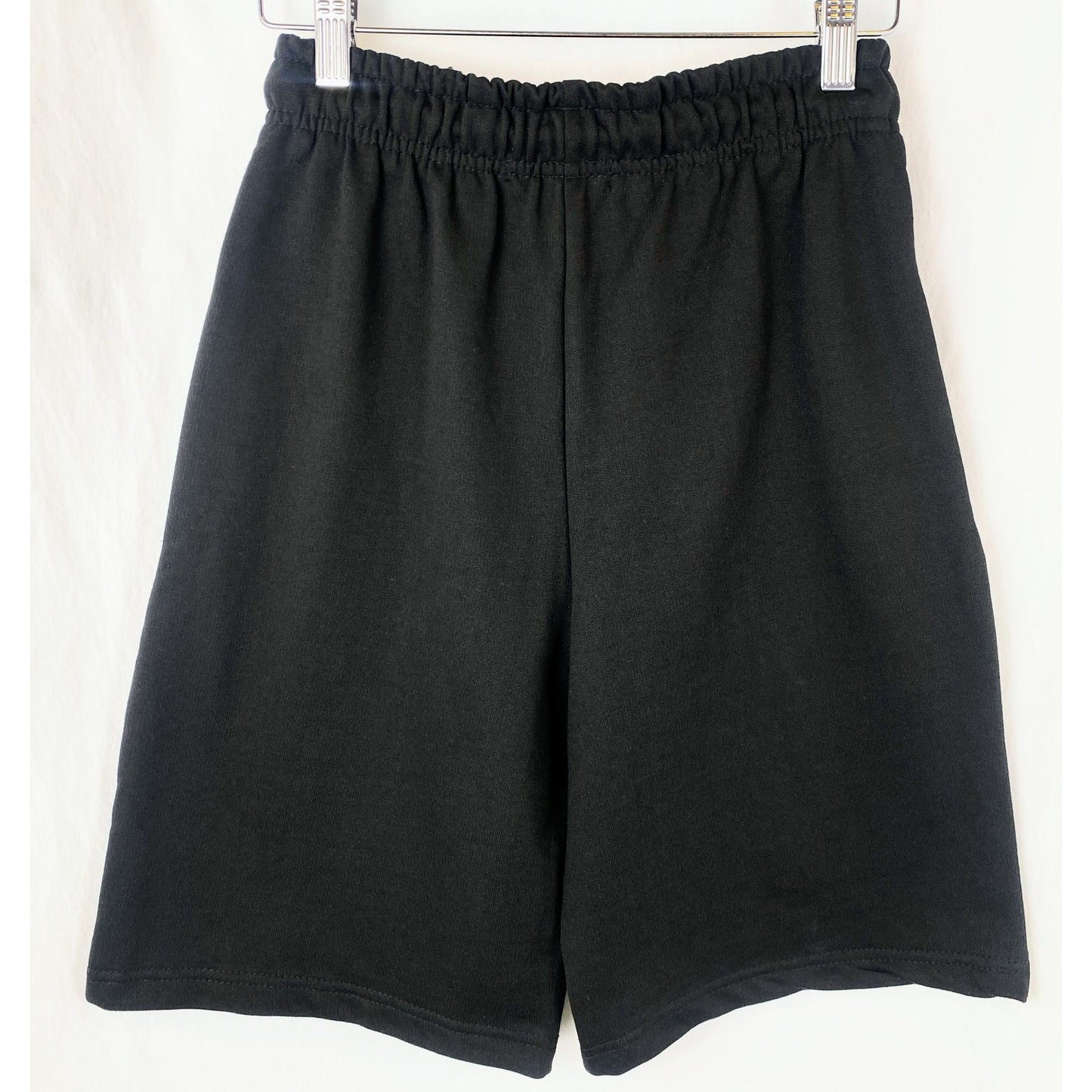 XS Oversized Black Drawstring Shorts