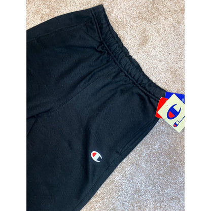 XS Champion Reverse Weave Boyfriend Fleece Pants Black Jogger